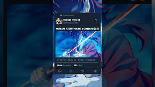 Muzan nightmare yoriichi🥶🥵 videoviral shorts🥶🐐 [upl. by Aihpos]