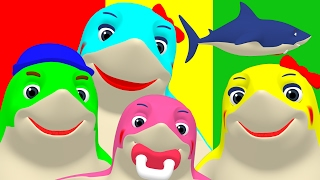 Finger Family Sharks Reggae  Animal Nursery Rhyme Song for Babies amp Toddlers [upl. by Hawken]