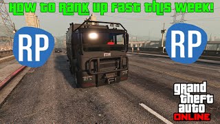 GTA Online How To Rank Up Fast This Week [upl. by Nykal]