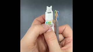 RJ45 UTP CAT5e Toolless Plug [upl. by Lleirbag]