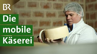 Camembert vom Bauernhof Mit mobiler Käserei  Käse herstellen  Landwirtschaft  Unser Land  BR [upl. by Ennaihs]