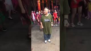 Chinese square dancing dance funny happy dancer [upl. by Brier]