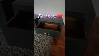 Bedside table makeover furnitureflip diy refinishedfurniture furnituremakeover nightstand [upl. by Carpio]