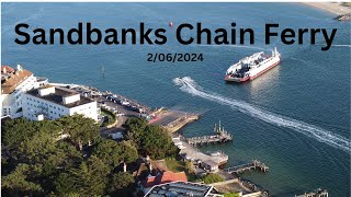 Mini 2 drone flight sandbanks chain ferryPoole [upl. by Baron806]