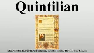 Quintilian [upl. by Renae]