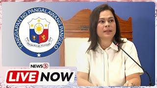 LIVE  Presscon ni Vice Pres Sara Duterte [upl. by Reizarf]