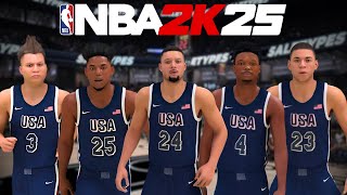 🇫🇷 LES BUILD DE TEAM USA sur NBA2K25 [upl. by Patman]