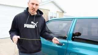 How to Unlock Your Car Using a Coat Hanger [upl. by Anawqahs854]