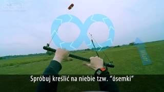 Nauka kite Start sterowanie i lądowanie latawca treningowego [upl. by Sitarski]