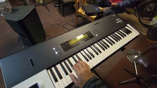 ENSONIQ SQ1 PLUS de finales de los 80S y principios de los 90S via MIDI 🖖😆 [upl. by Lehcnom]