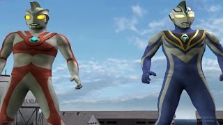 Ultraman Ace amp Agul v2  TAG Team Mode ★Play ウルトラマン FE3 [upl. by Nitas]