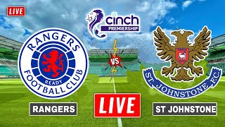 Rangers vs St Johnstone Live Streaming  Scottish Premiership  St Johnstone vs Rangers Live Stream [upl. by Ecyned]