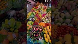 Exploring Barcelonas Famous La Boqueria Market 🌶️🍤 [upl. by Rogerg483]