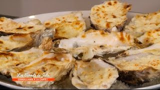 Recette  Huîtres gratinées au four de Gilles  Les Carnets de Julie  Coquillages à la carte [upl. by Tips]