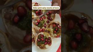 Make quick Spicy snacks at home झटपट चटपटी चाट बनाकर चटकारे लीजिए homemade [upl. by Lekcar]