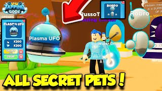 I Gave Myself ALL THE SECRET PETS In TAPPING GODS And They ARE SO OVERPOWERED Roblox [upl. by Cindee283]