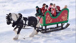 The Sleigh Ride  Schleich Model Horse Special Winter Movie [upl. by Abbot]