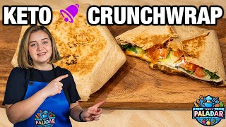 Keto Crunchwrap Supreme  Low Carb Meal  Tuesday Trend Reviews [upl. by Billen]