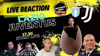 LIVE REACTION LAZIO JUVENTUS [upl. by Doykos]