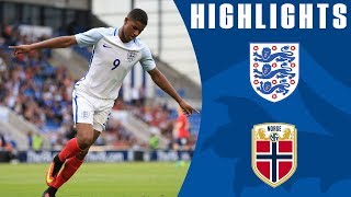 Rashfords hattrick  England U21 61 Norway U21  Goals amp Highlights [upl. by Demahum331]