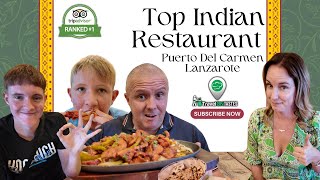 We try Trip Advisors 1 Indian Restaurant in Puerto Del Carmen Lanzarote [upl. by Schecter509]