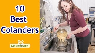 Best Colander 2017 Top 10 Colanders Reviews by Kitchenzon [upl. by Farron703]