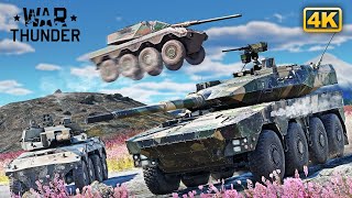 Best wheeled tanks  War Thunder [upl. by Lewak]