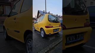 Fiat SEICENTO na CZARNYCH  seicento fiat czarnetablice youngtimer fiat126p fiat126 fiat125p [upl. by Ttej]