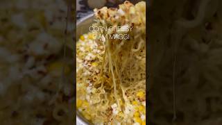 2 AM recipe  corn cheesy Maggi cooking food maggi dinner [upl. by Gujral920]