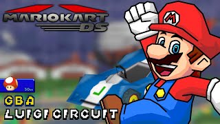 Mario Kart DS  50cc  Mario  Streamliner  Luigi Circuit GBA  Ep 187 [upl. by Ednalrim54]