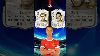 FIFA Card Challenge Pele vs Maradona 😈🔥 [upl. by Akanke]