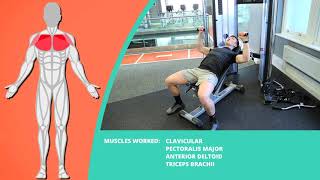 How To Do Incline Cable Chest Press  Exercise Demo [upl. by Rikahs]