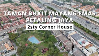 Taman Bukit Mayang Emas PJ Corner House FOR RENT petalingjaya houseforrent malaysia [upl. by Ahsenav]