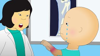 BROKEN BONE  Caillou Cartoon [upl. by Adok]