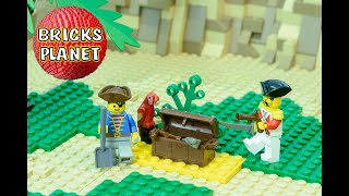 LEGO Pirates 6237 Pirates Plunder  Stop Motion Review [upl. by Eerrehc226]