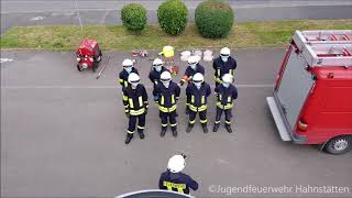 Löschangriff  Wasserentnahme Unterflurhydrant  Gruppenbesatzung  Jugendfeuerwehr Hahnstätten [upl. by Bullough]