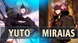 GBVSR🔥Yuto 2B Vs Miraias Seox Sinborne Redeemer🔥 High Level Gameplay [upl. by Asilram]