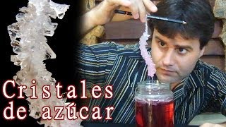 Como hacer cristales de azúcar │ Experimento Fácil [upl. by Henden]