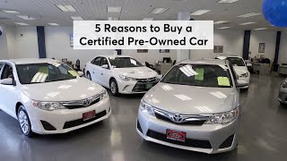 5 Reasons to Consider a Certified PreOwned Car  Consumer Reports [upl. by Ydnac753]