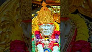 Sai Baba Aarti  Shirdi Sai Aarti  Sai Baba Live Darshan Today saibaba ytshorts shorts [upl. by Mukerji915]