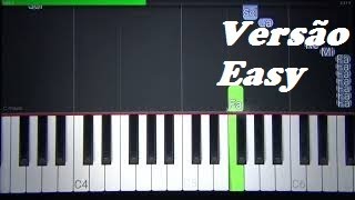 Transplante  Marilia Mendonça  Bruno e Marrone Versão Easy  Tutorial Piano Teclado Partitura [upl. by Atela]