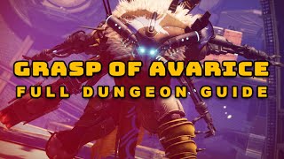 Destiny 2  Grasp of Avarice Full Dungeon Guide  Bungie 30th Anniversary Event Dungeon [upl. by Larsen83]