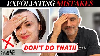 These exfoliation skincare mistakes will harm your skin Save your skin now [upl. by Nosyarg]