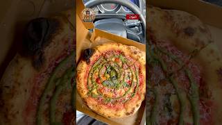 Pesto Margherita Pizza ASMR🤤😍🍕 shorts youtubeshorts mukbang italianpizza asmr viralfood [upl. by Aicilf]