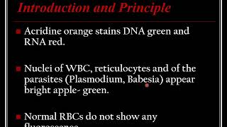 QBC test for malaria parasite [upl. by Hadsall]