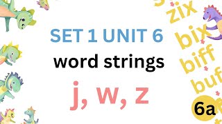 Phonics CVC Word Strings set1 sounds learning to read and write phonics screening check primary KS1 [upl. by Airitak309]