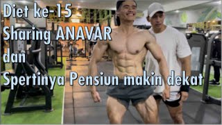 Diet hari ke15 sharing ANAVAR STEROID [upl. by Leryt]