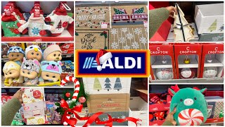 Aldi Christmas Holiday Decor and Gifts Limited Time Items in the Aisle of Shame [upl. by Euqinemod]