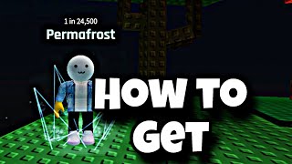 How to Get Permafrost in Sols Rng Roblox  Permafrost Aura [upl. by Airla]