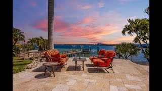 Waterfront Home For Sale In Belleair Beach Florida [upl. by Arodnahs863]